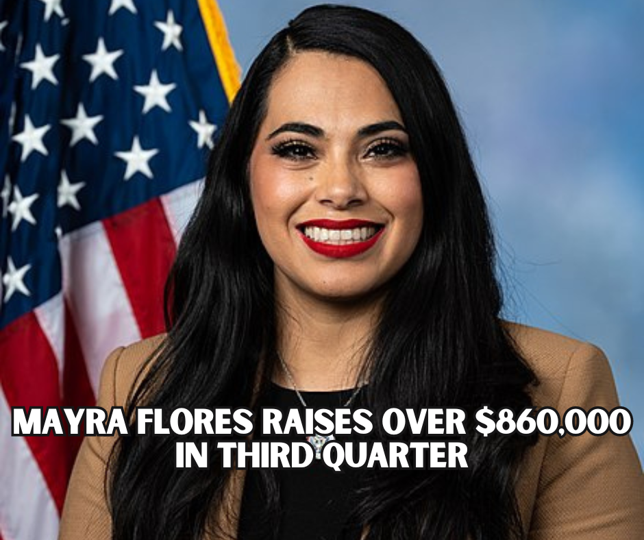 Mayra Flores Raises Over $860,000 in Third Quarter